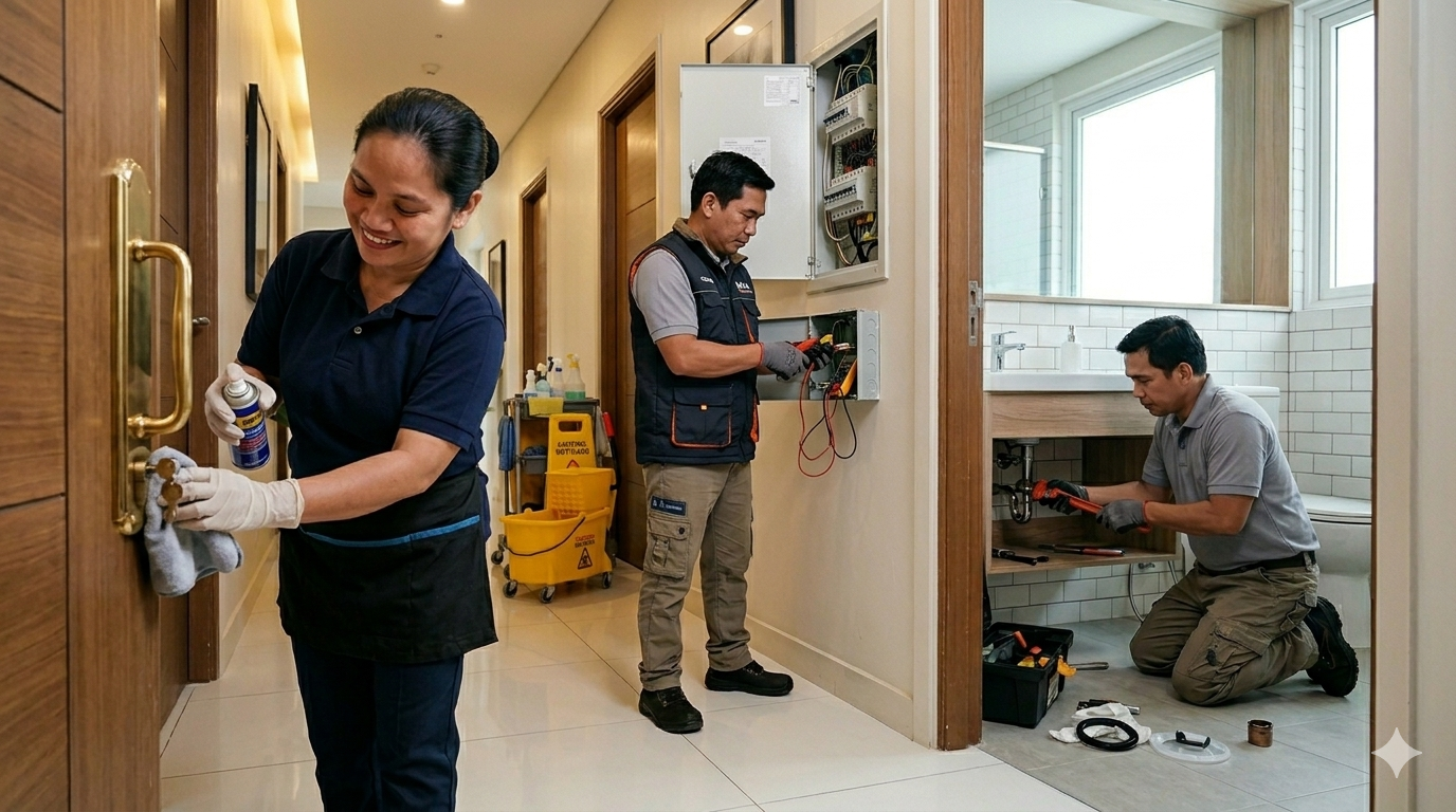 Happy service providers